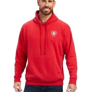 Ariat Men's Bright Red Hoodie, *NWT*, Size Large